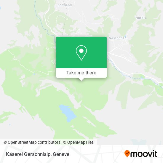 Käserei Gerschnialp map