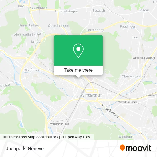 Juchpark map