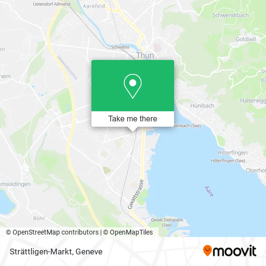 Strättligen-Markt map