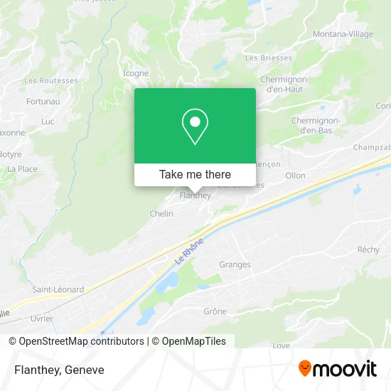 Flanthey map