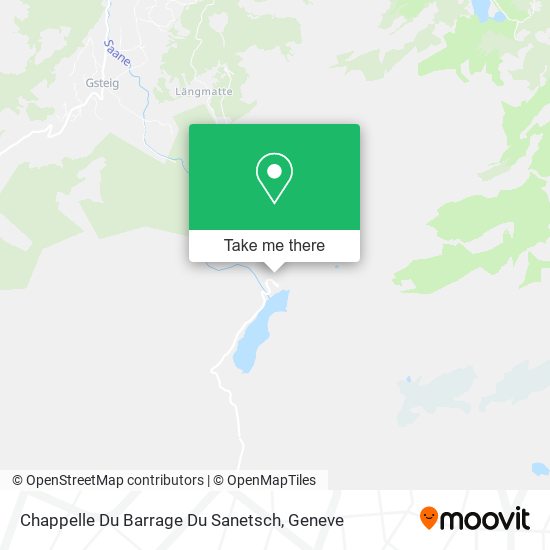 Chappelle Du Barrage Du Sanetsch plan