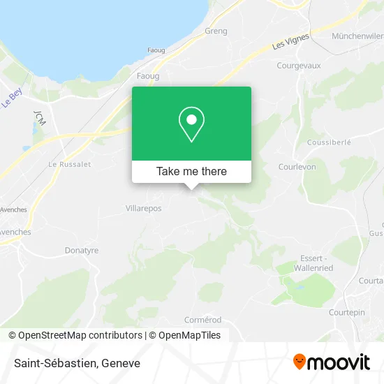 Saint-Sébastien map