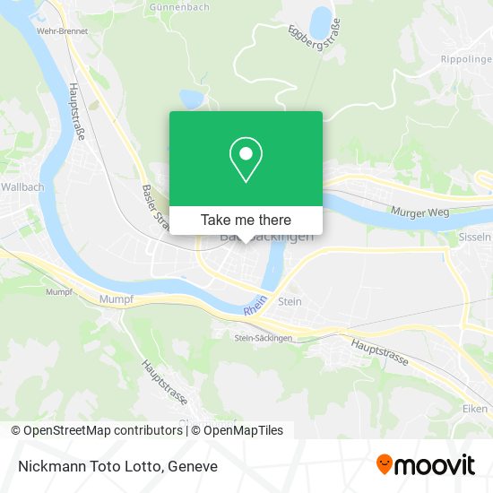 Nickmann Toto Lotto map