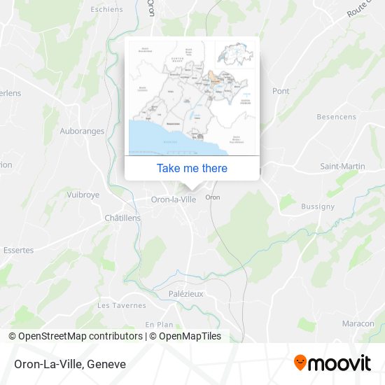 Oron-La-Ville map
