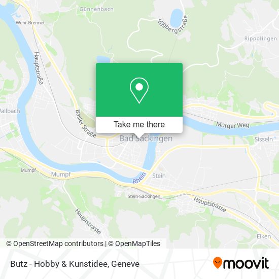 Butz - Hobby & Kunstidee map