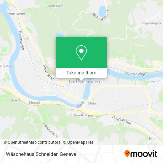 Wäschehaus Schneider map