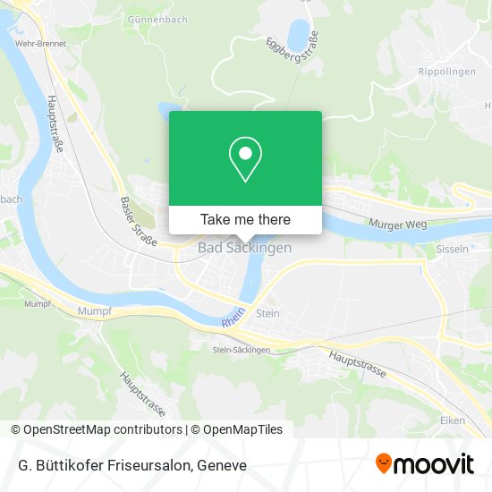 G. Büttikofer Friseursalon map