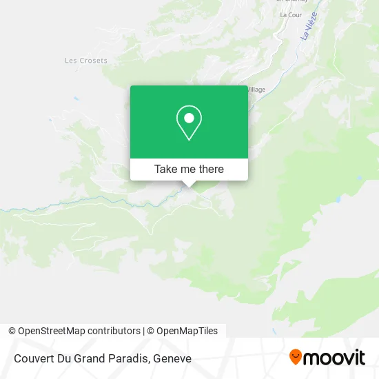 Couvert Du Grand Paradis map