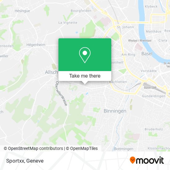 Sportxx map