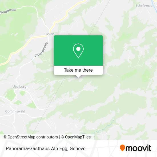 Panorama-Gasthaus Alp Egg map