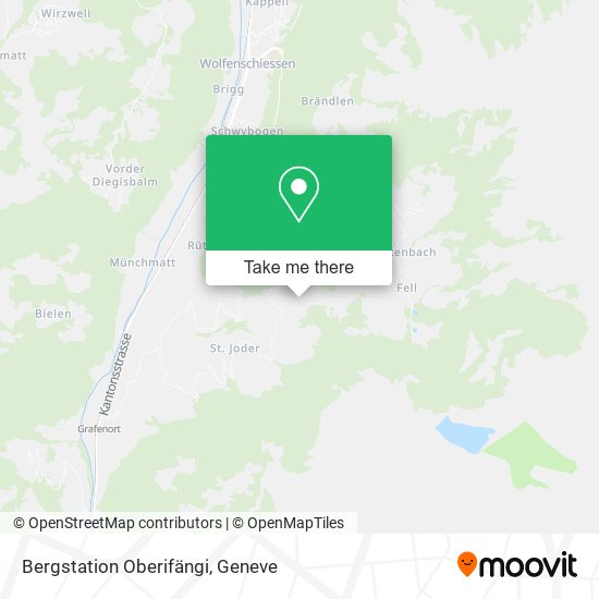 Bergstation Oberifängi map