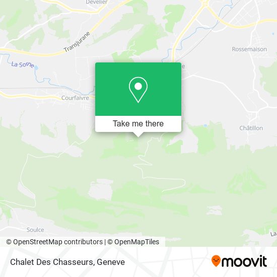 Chalet Des Chasseurs map