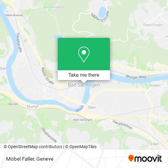 Möbel Faller map