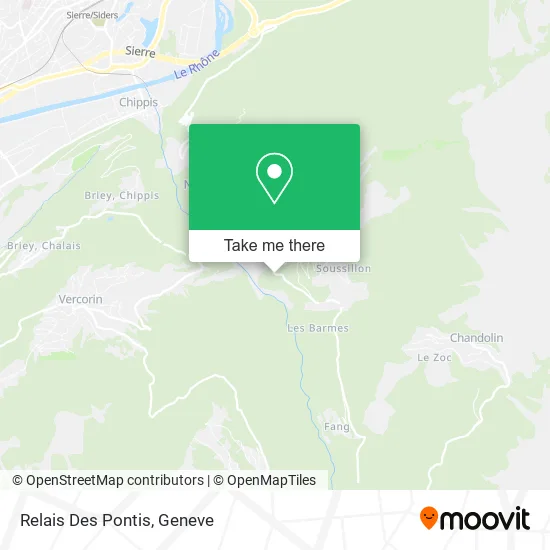 Relais Des Pontis map
