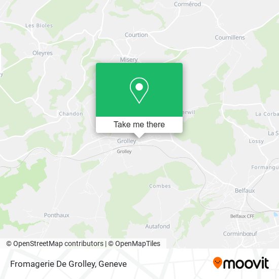 Fromagerie De Grolley map