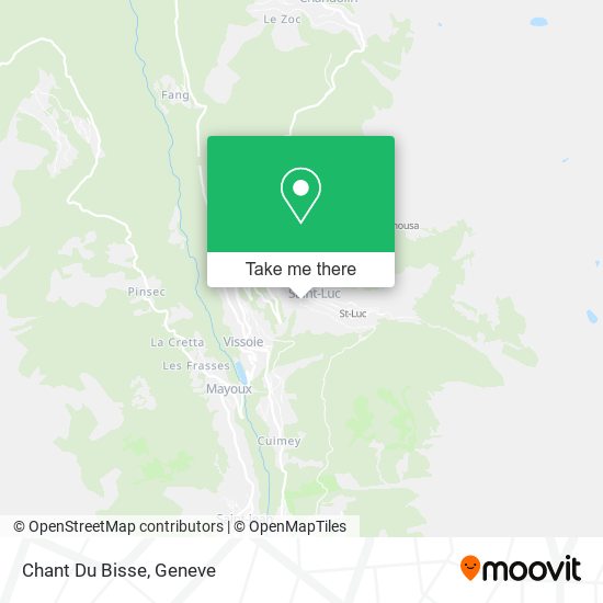 Chant Du Bisse map