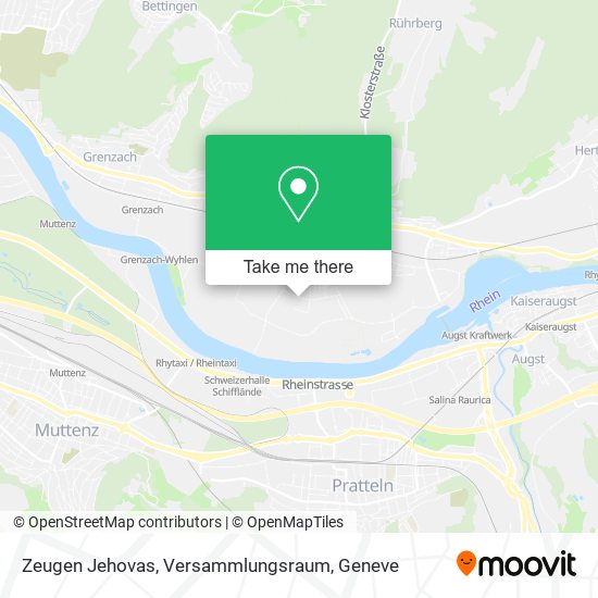 Zeugen Jehovas, Versammlungsraum map