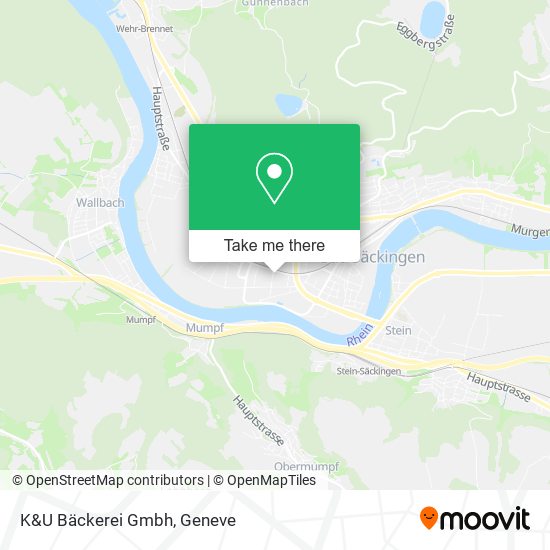 K&U Bäckerei Gmbh map