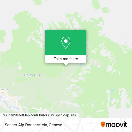 Saaser Alp Donnerstein map