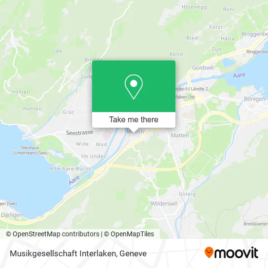 Musikgesellschaft Interlaken map