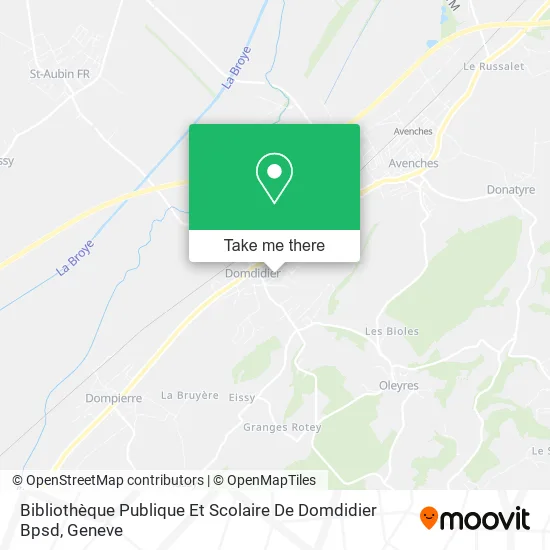 Bibliothèque Publique Et Scolaire De Domdidier Bpsd map