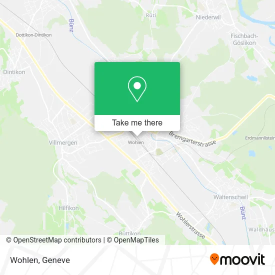 Wohlen map
