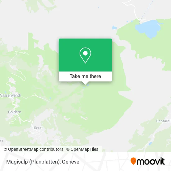 Mägisalp (Planplatten) map
