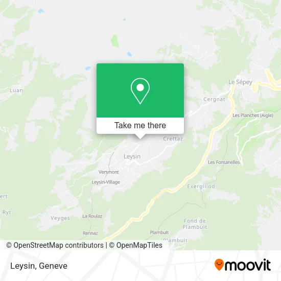 Leysin map
