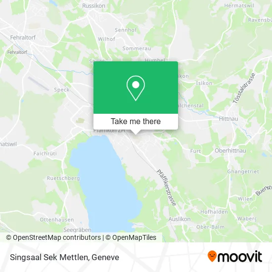 Singsaal Sek Mettlen map