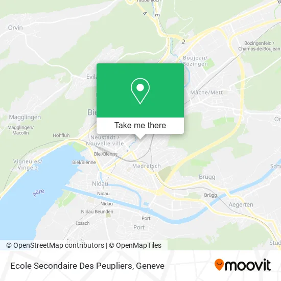 Ecole Secondaire Des Peupliers map