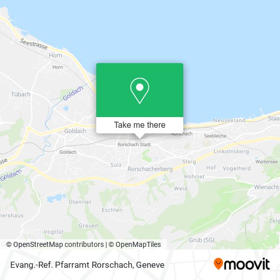 Evang.-Ref. Pfarramt Rorschach map