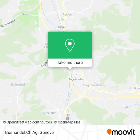 Bushandel.Ch Ag map