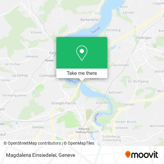 Magdalena Einsiedelei map