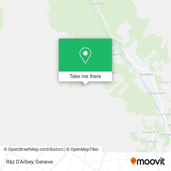 Râz D'Arbey map
