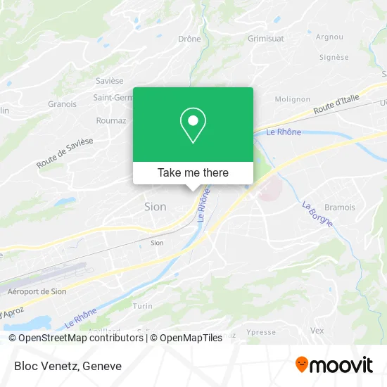 Bloc Venetz map
