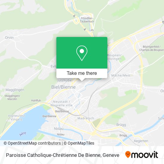 Paroisse Catholique-Chrétienne De Bienne plan