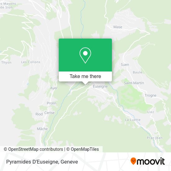Pyramides D'Euseigne map