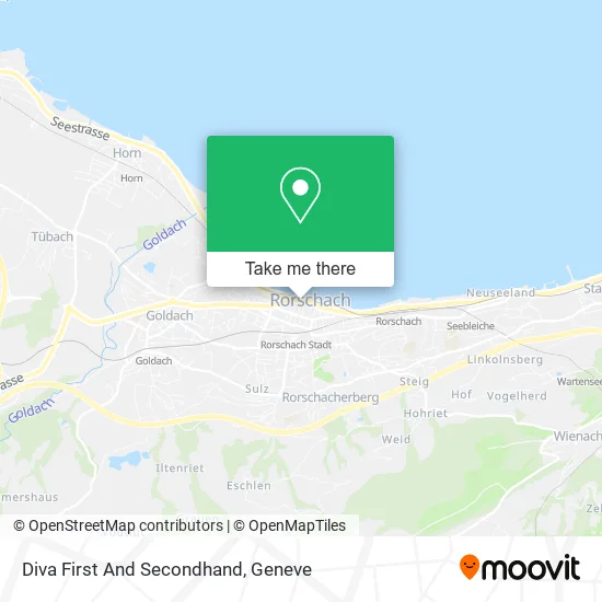 Diva First And Secondhand map