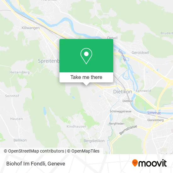 Biohof Im Fondli map