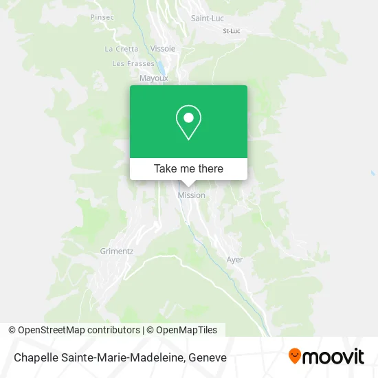 Chapelle Sainte-Marie-Madeleine map