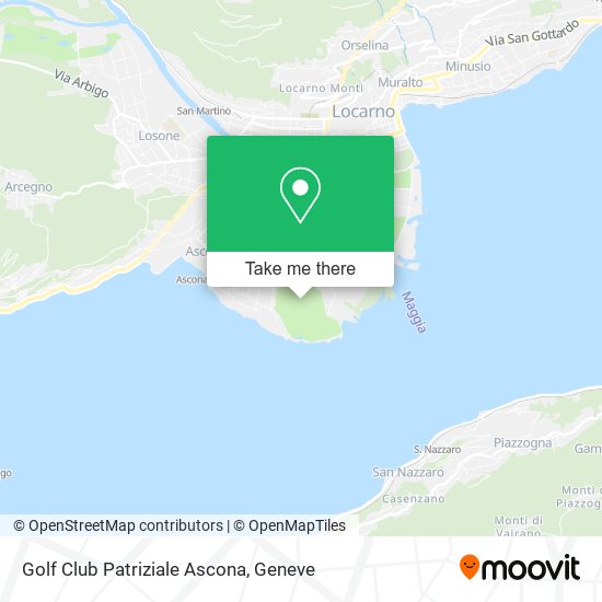 Golf Club Patriziale Ascona map
