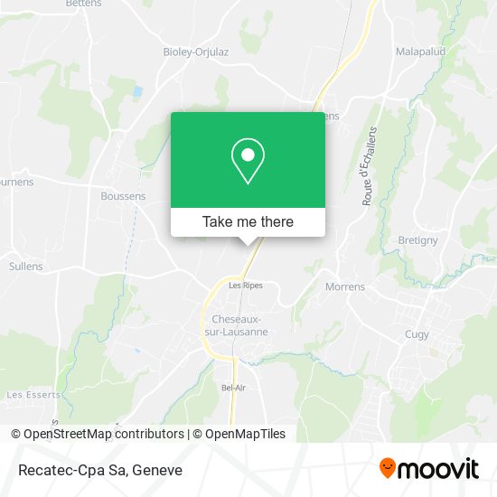 Recatec-Cpa Sa map