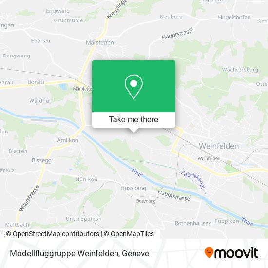 Modellfluggruppe Weinfelden map