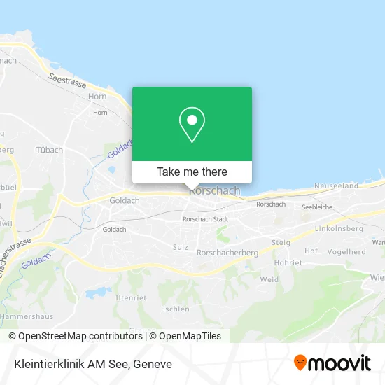 Kleintierklinik AM See map