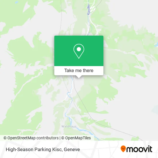 High-Season Parking Kisc map