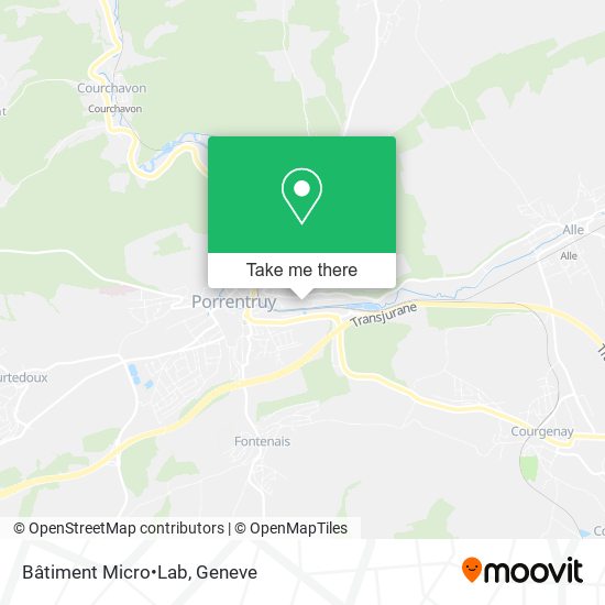 Bâtiment Micro•Lab map