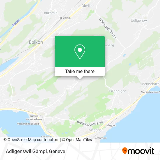 Adligenswil Gämpi map