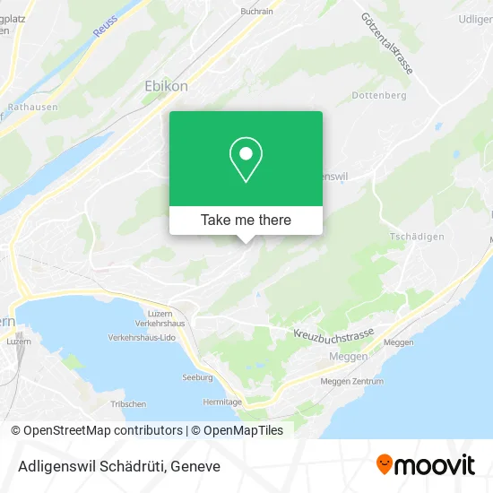 Adligenswil Schädrüti map