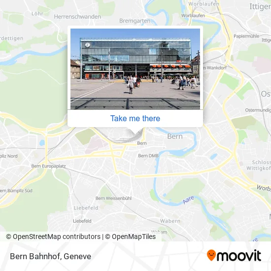 Bern Bahnhof map