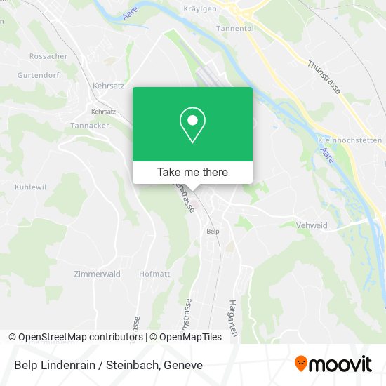 Belp Lindenrain / Steinbach map